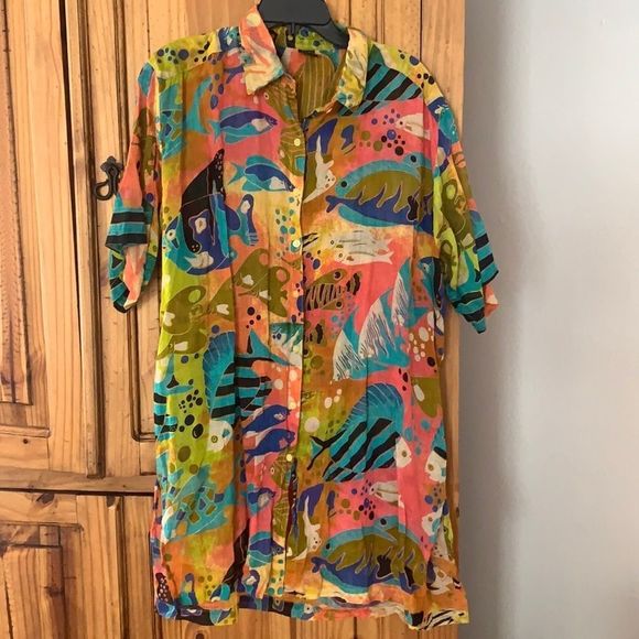 Remy’s Adventure Other - Remy’s Adventure Fish Print Coverup